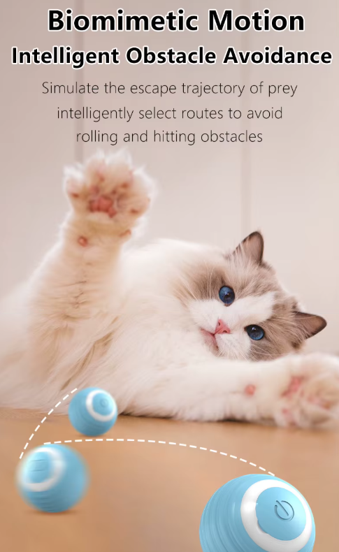 PurrLux intelligens interaktív macskalabda