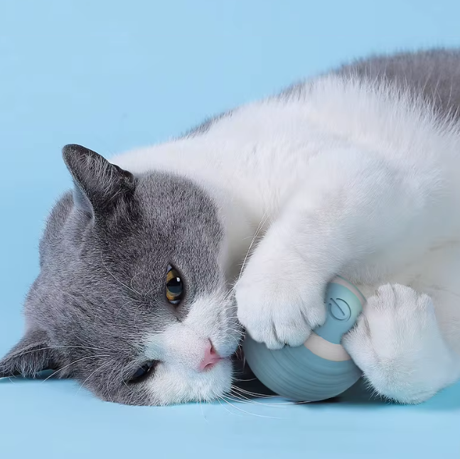 PurrLux intelligens interaktív macskalabda