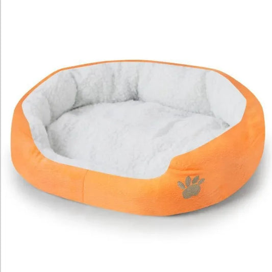 Cosy Fleece Round Cat Bed