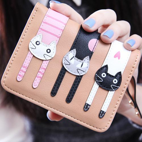 Quirky Trio Cat Purse