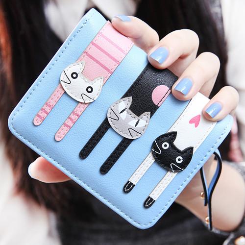 Quirky Trio Cat Purse