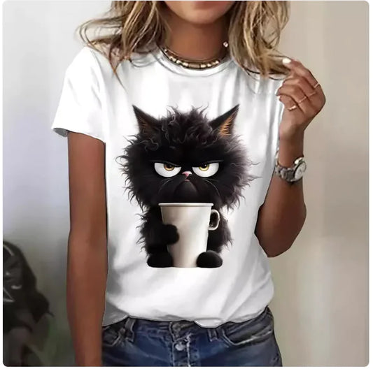 PurrLux Caffeine Catitude Tee