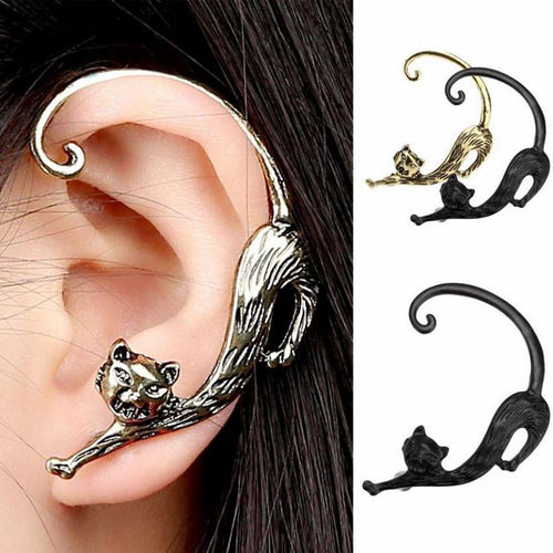 Gothic Temptation Cat Ear Cuff/Clip Earring